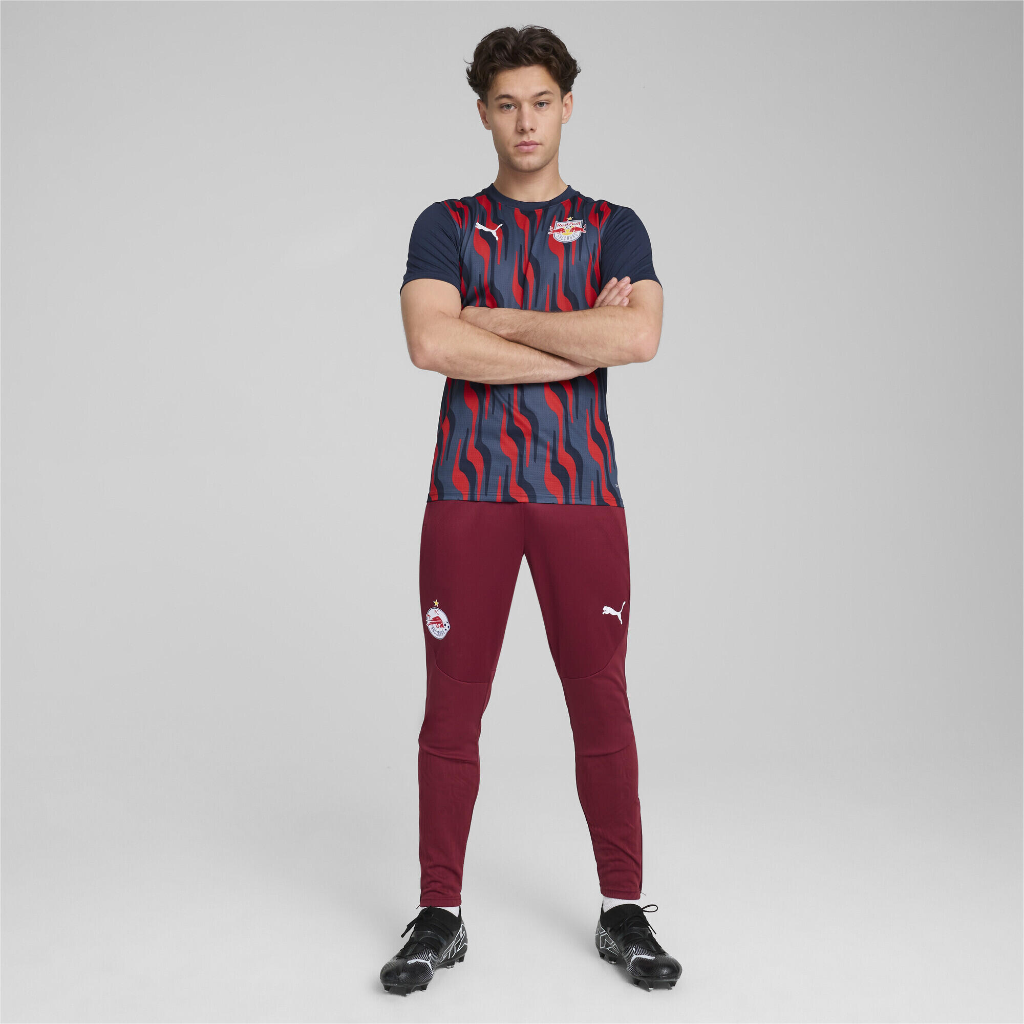 Maglia a maniche corte pre-partita FC Red Bull Salzburg da uomo PUMA 6/7
