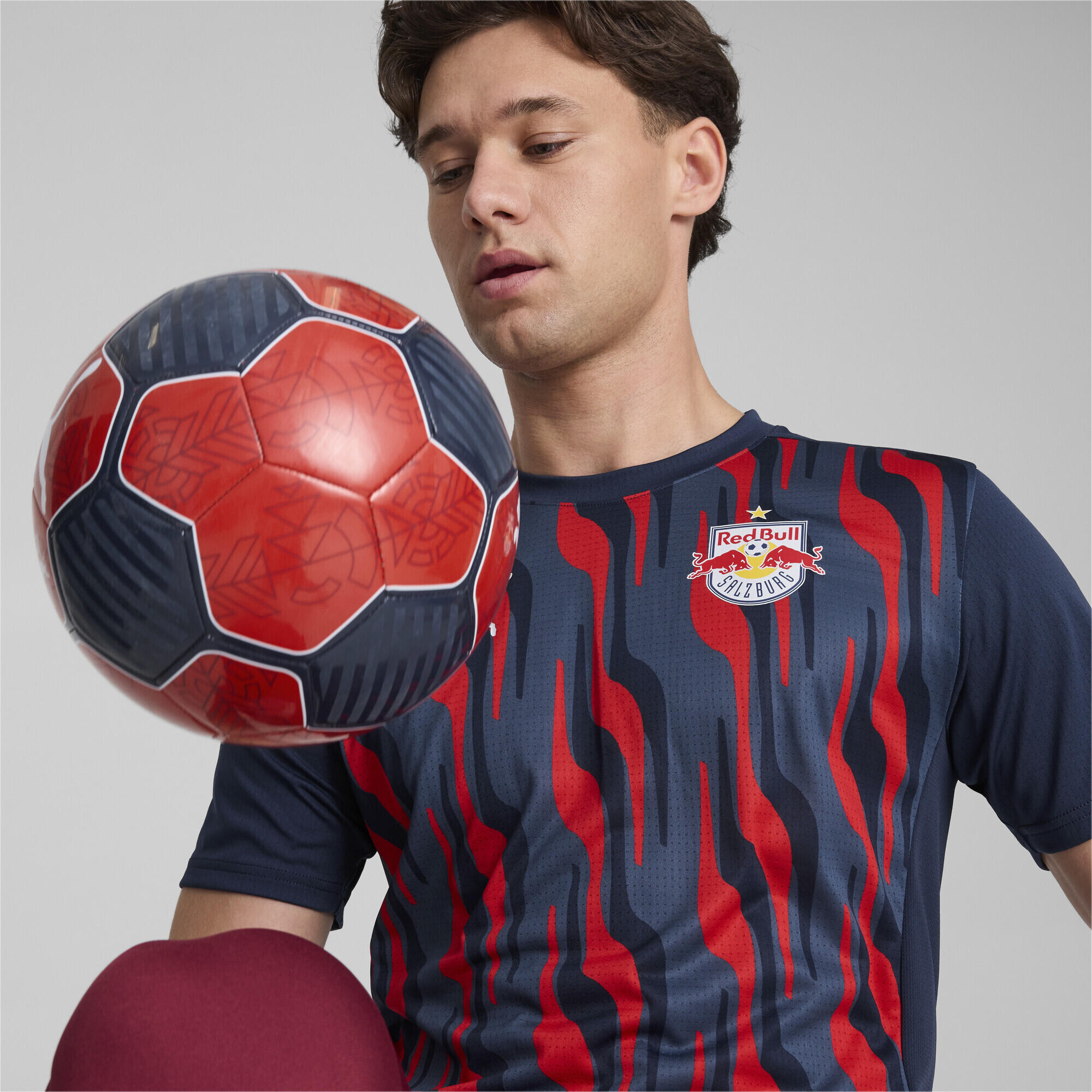 Maglia a maniche corte pre-partita FC Red Bull Salzburg da uomo PUMA 3/7