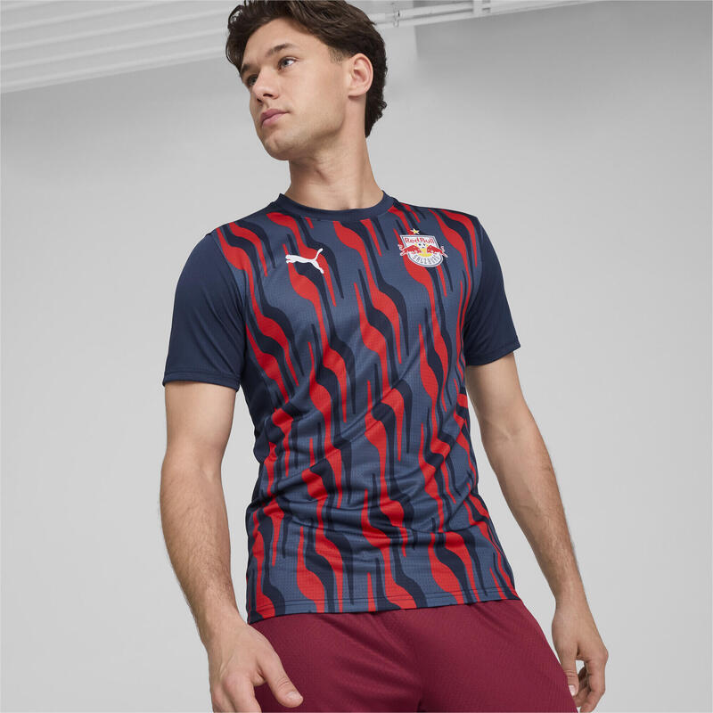 FC Red Bull Salzburg Kurzärmliges Aufwärmtrikot Herren PUMA Club Navy Red Blue