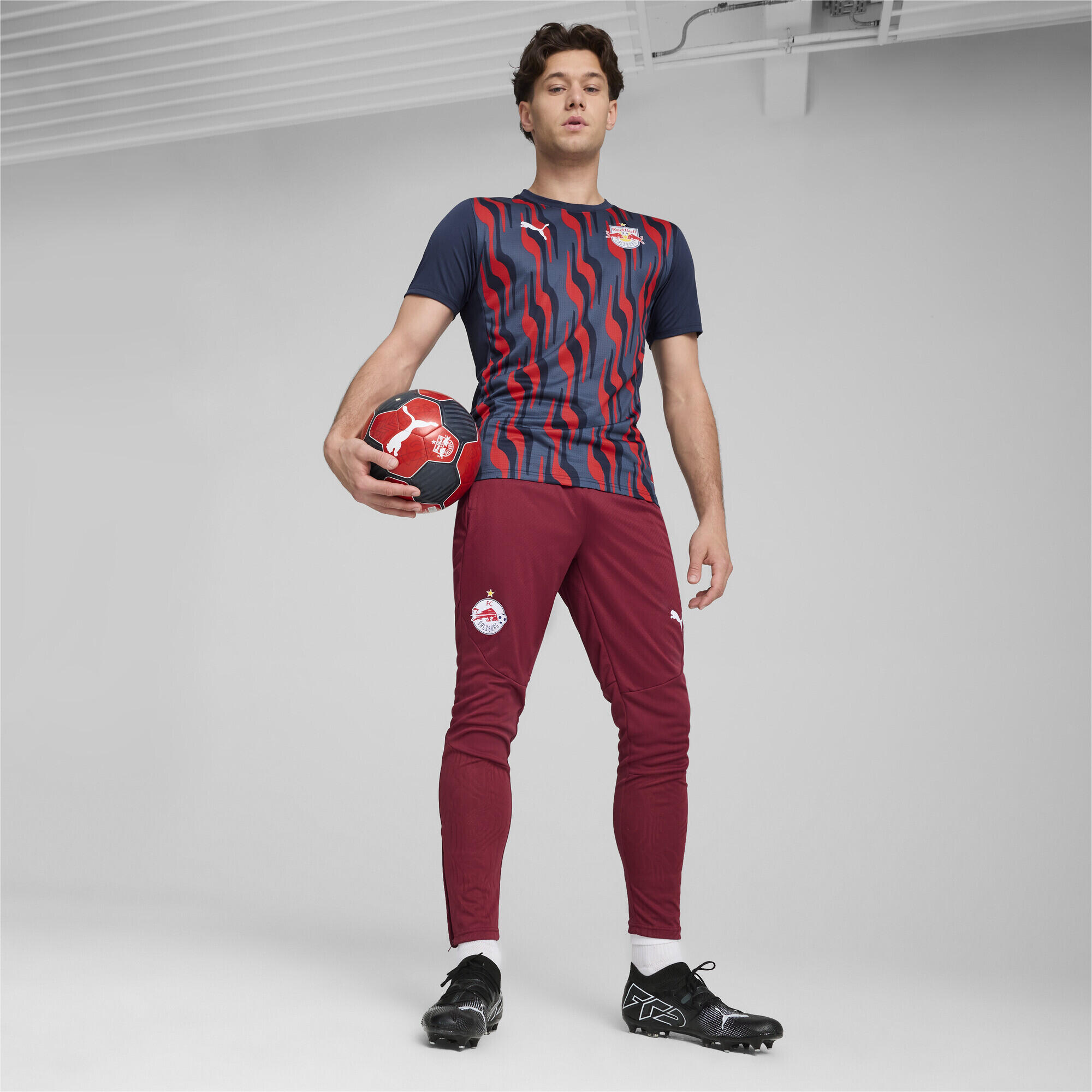 Maglia a maniche corte pre-partita FC Red Bull Salzburg da uomo PUMA 4/7