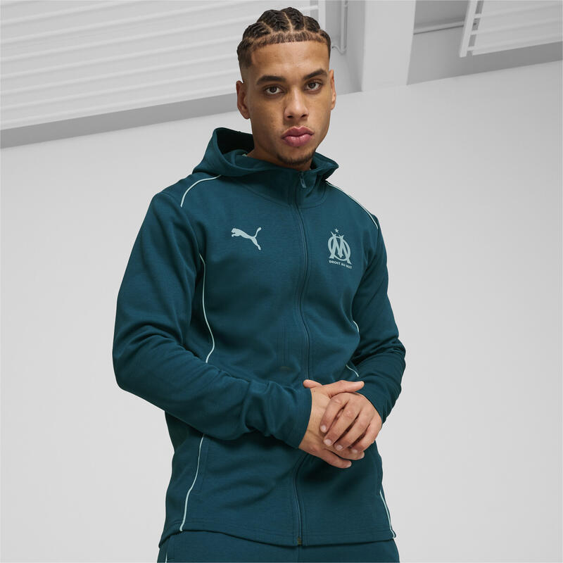 Veste zippée à capuche Casuals Olympique de Marseille Homme PUMA