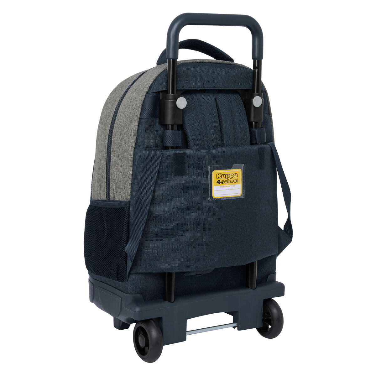 Mochila Escolar con Ruedas Kappa Dark navy Gris 3/3