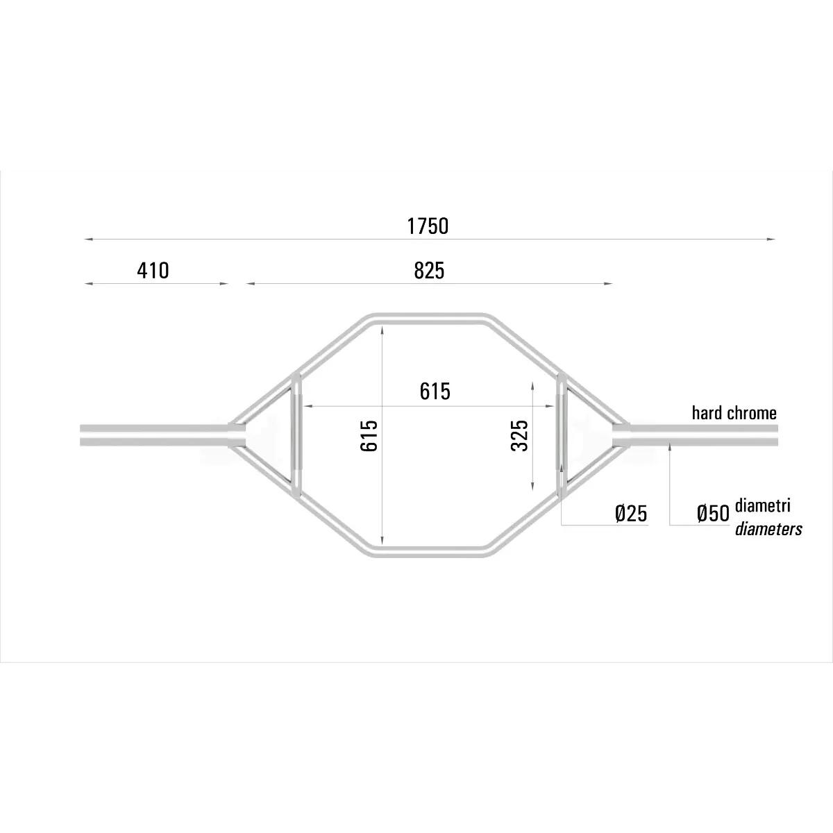 Barre hexagonale OSB - avec ressorts de fermeture 2/6