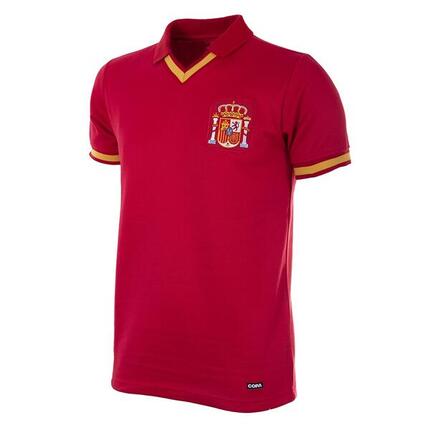 Espagne 1988 Maillot de Football Rétro Rouge – COPA Football