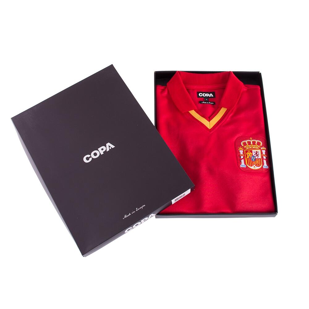 Spagna 1988 - Maglia Calcio Retro - Rossa – COPA Football 6/7