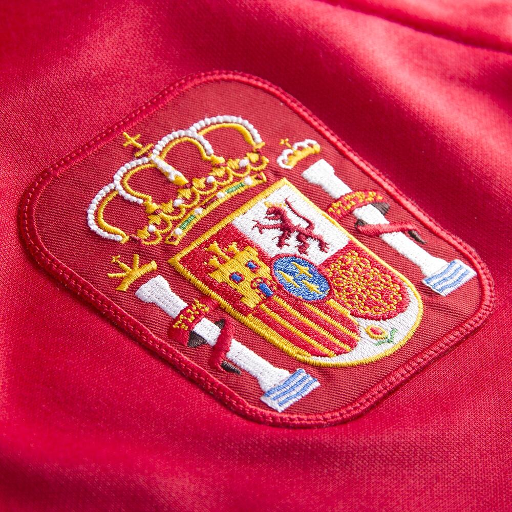 Spagna 1988 - Maglia Calcio Retro - Rossa – COPA Football 4/7