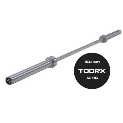 Power training halterstang bo-150 150 cm 50 mm zilver