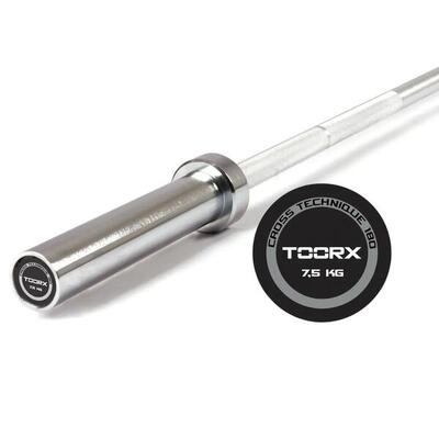 Crossfit stang bo-tec180 180 cm staal afwerking