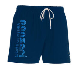 Short Panzeri Uni A - Bleu Marine / Bleu nacré