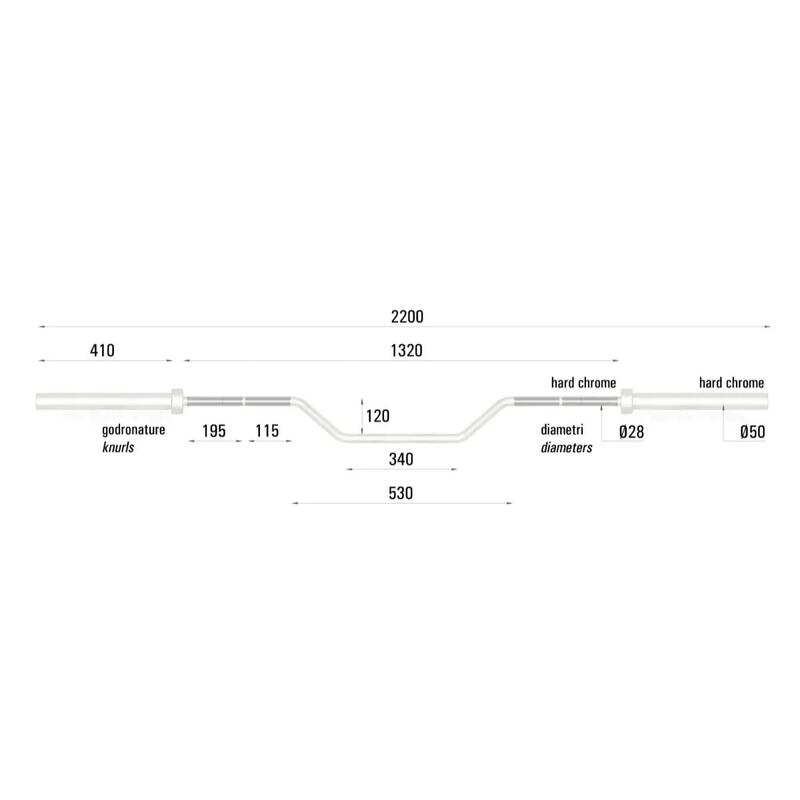 Barre déportée OB - 320 kg