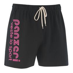 Short Panzeri Uni A - Noir / Rose fluo