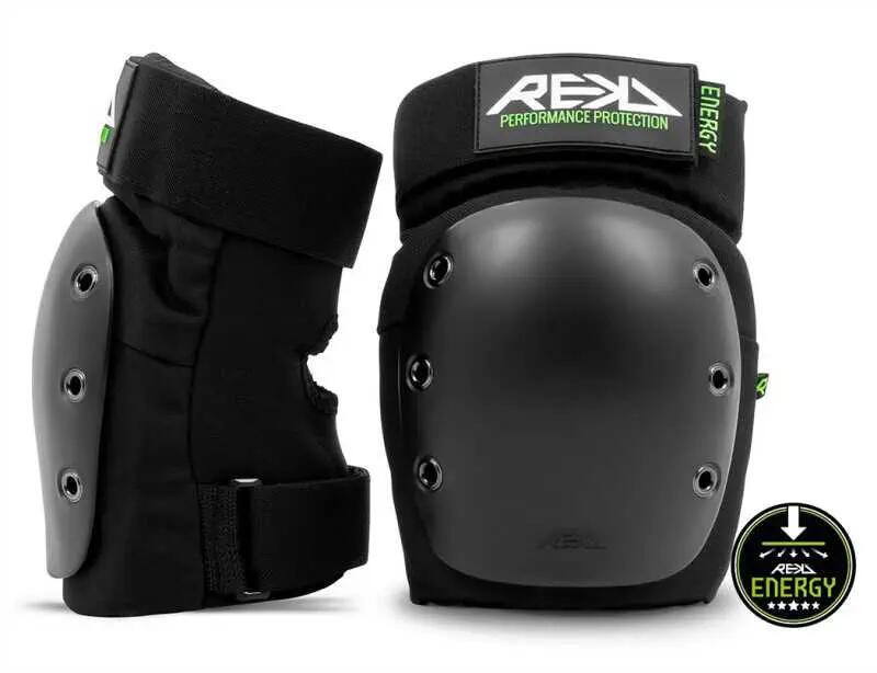REKD Genouillères RAMP ENERGY Noir Vert- Taille M 5/7