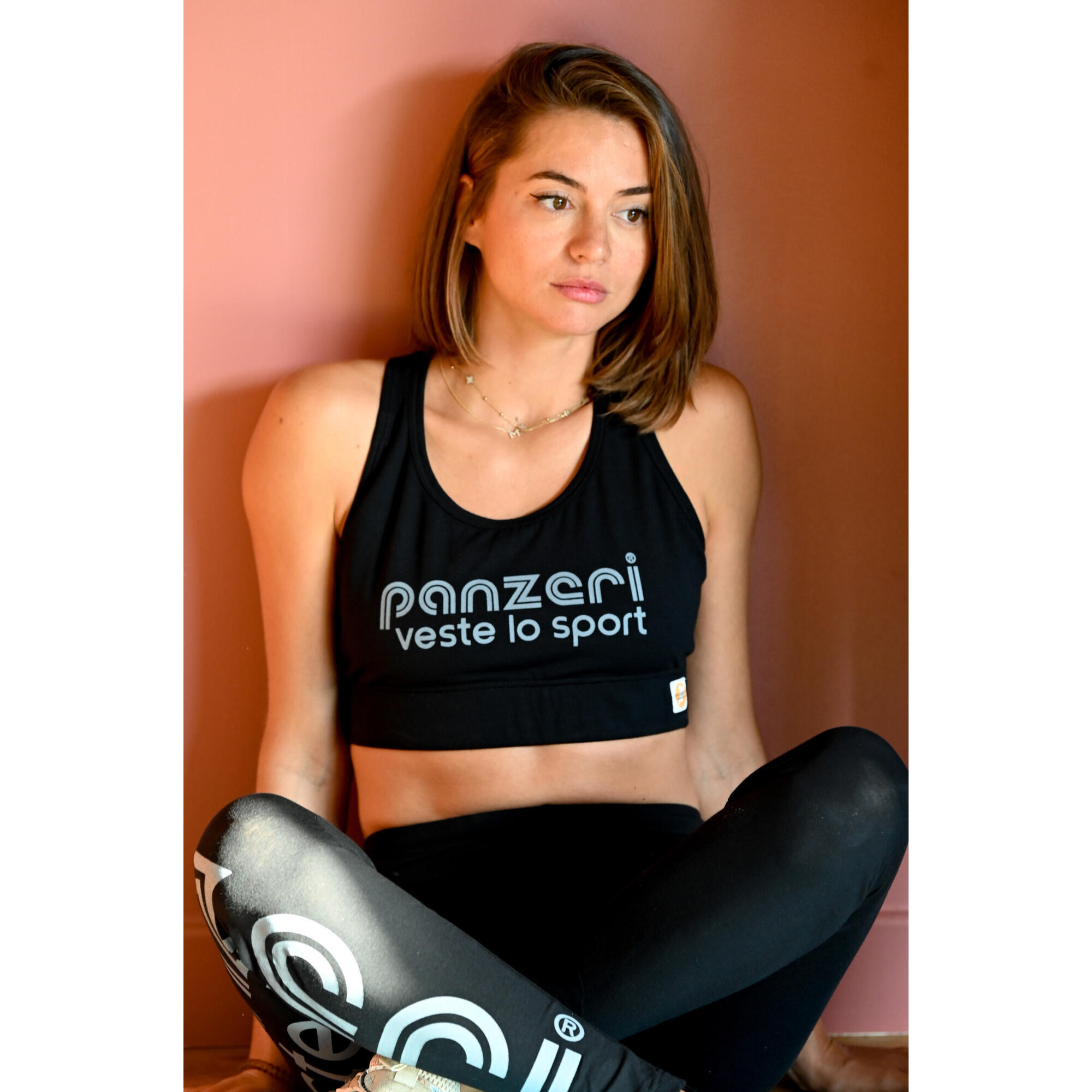 Panzeri - Brassière Panzeri Jazz X Noir/gris - Brassière - Noir - 34 2xs - Decathlon