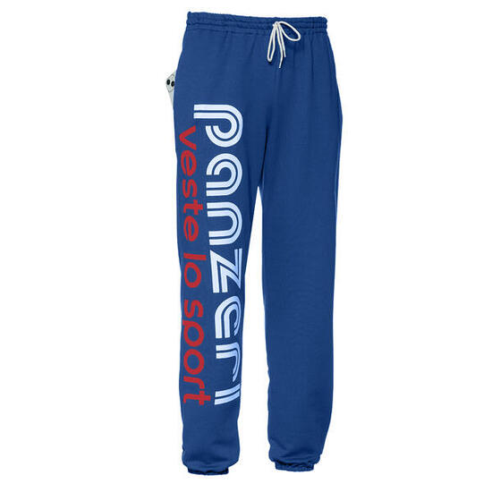 Pantalon Jogging Panzeri épais Park O - Bleu France / Blanc Rouge
