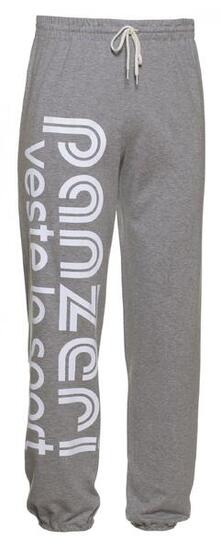 Pantalon Jogging Panzeri Uni H - Gris chiné / Blanc