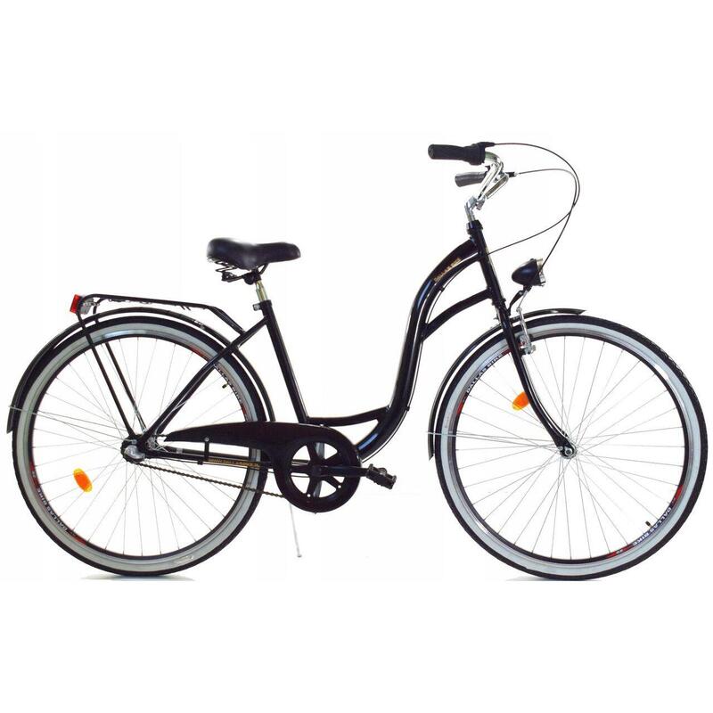 Rower Dallas City Alu / Stal 28" 3spd - czarny