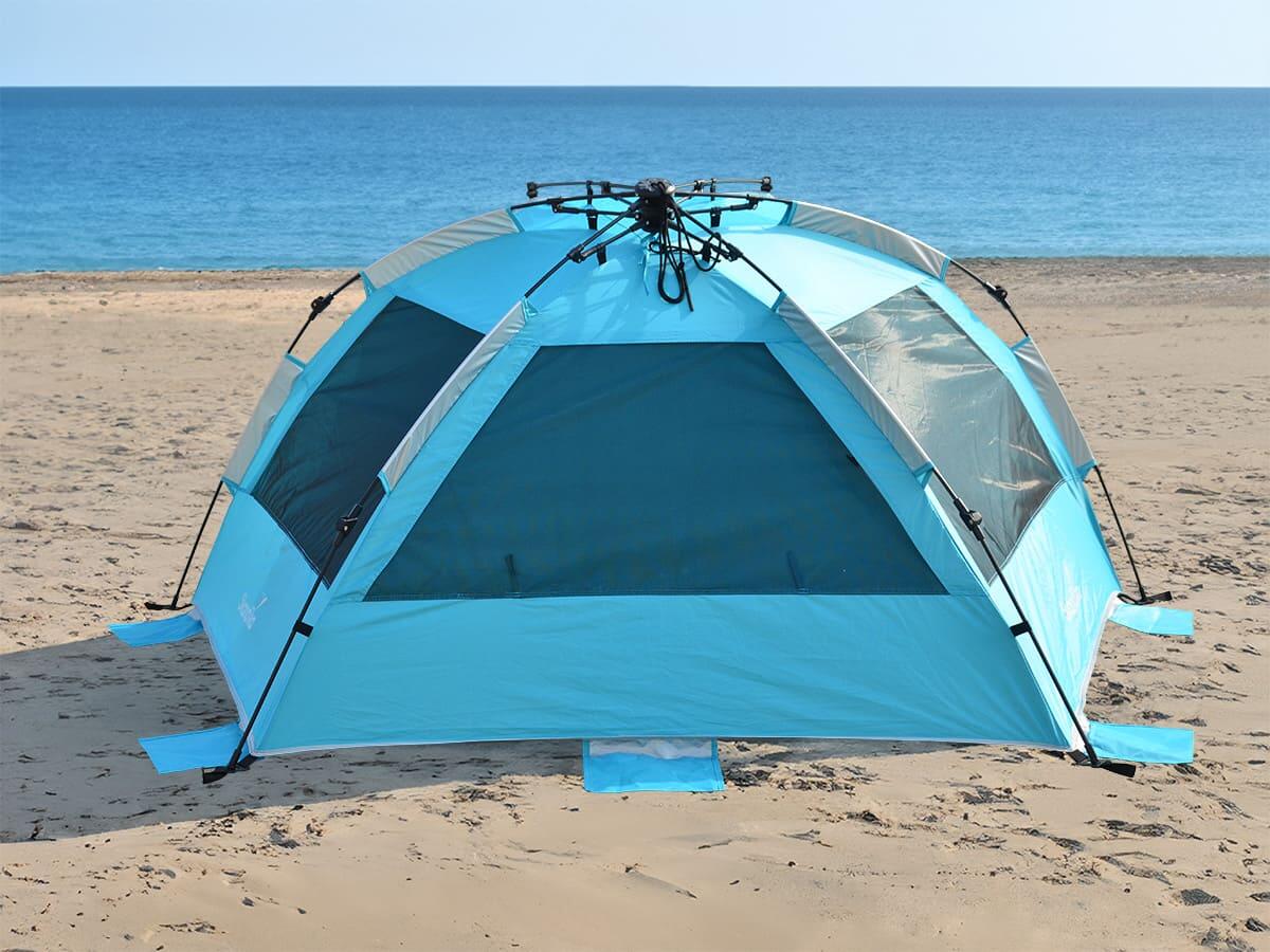 Strandmuschel - Skal - Quick-Start Strandzelt - UV-Schutz 80+ - Windschutz 3/8