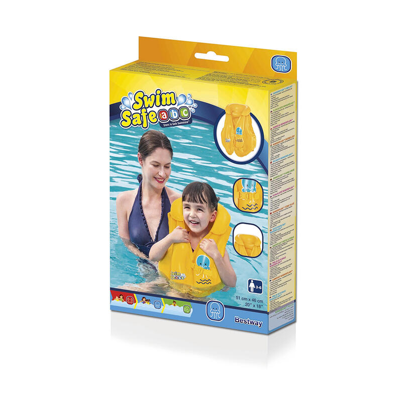 Chaleco Hinchable para Piscina Bestway Amarillo