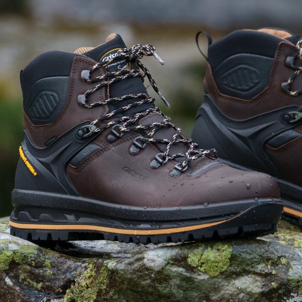 BOTA GR15003 TREKKING ADULTO COURO ENCERADO - VIBRAM + PU - SPOTEX + SUP.SYSTEM 6/7