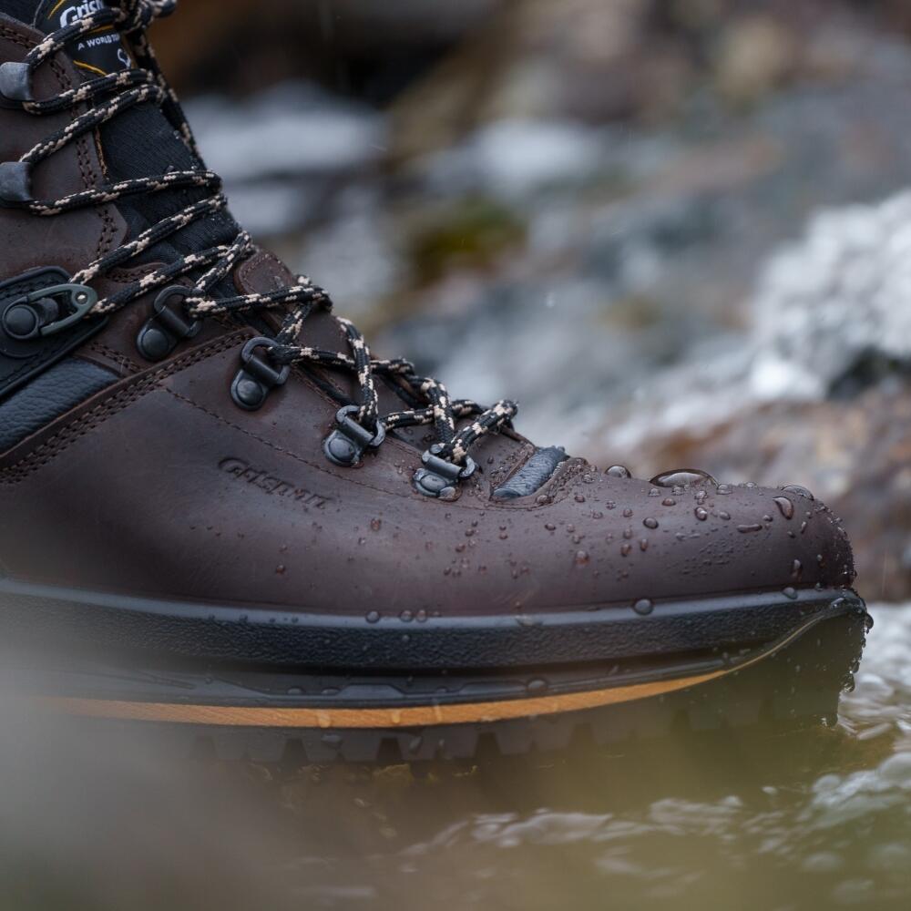 BOTA GR15003 TREKKING ADULTO COURO ENCERADO - VIBRAM + PU - SPOTEX + SUP.SYSTEM 5/7