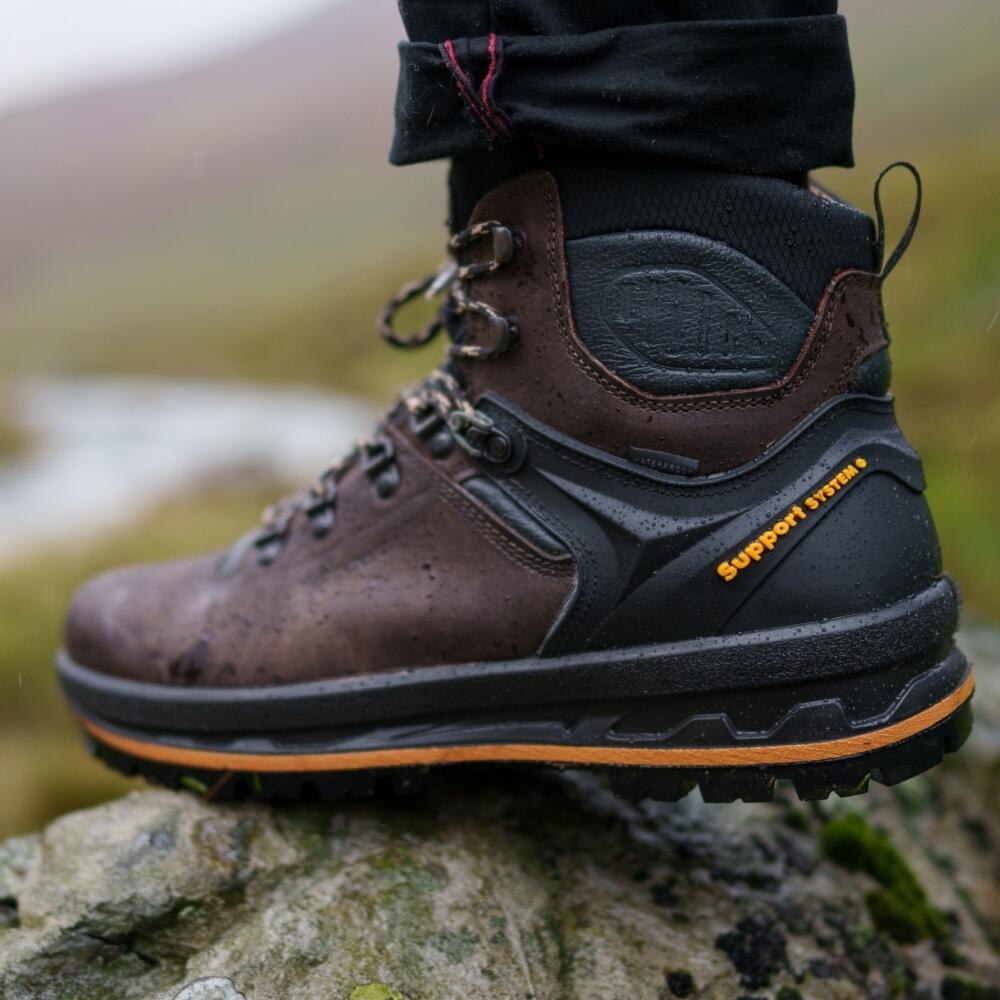 BOTA GR15003 TREKKING ADULTO COURO ENCERADO - VIBRAM + PU - SPOTEX + SUP.SYSTEM 7/7