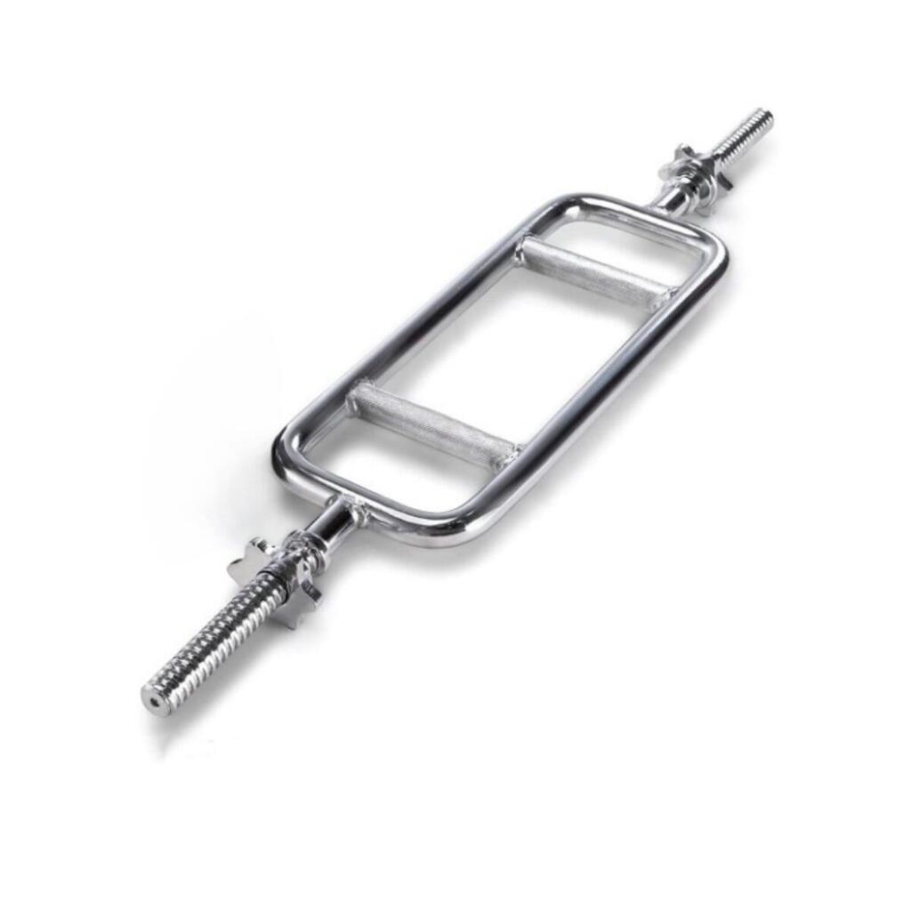 86 cm Tricep Bar with Star Collars | Short Triceps Barbell FF