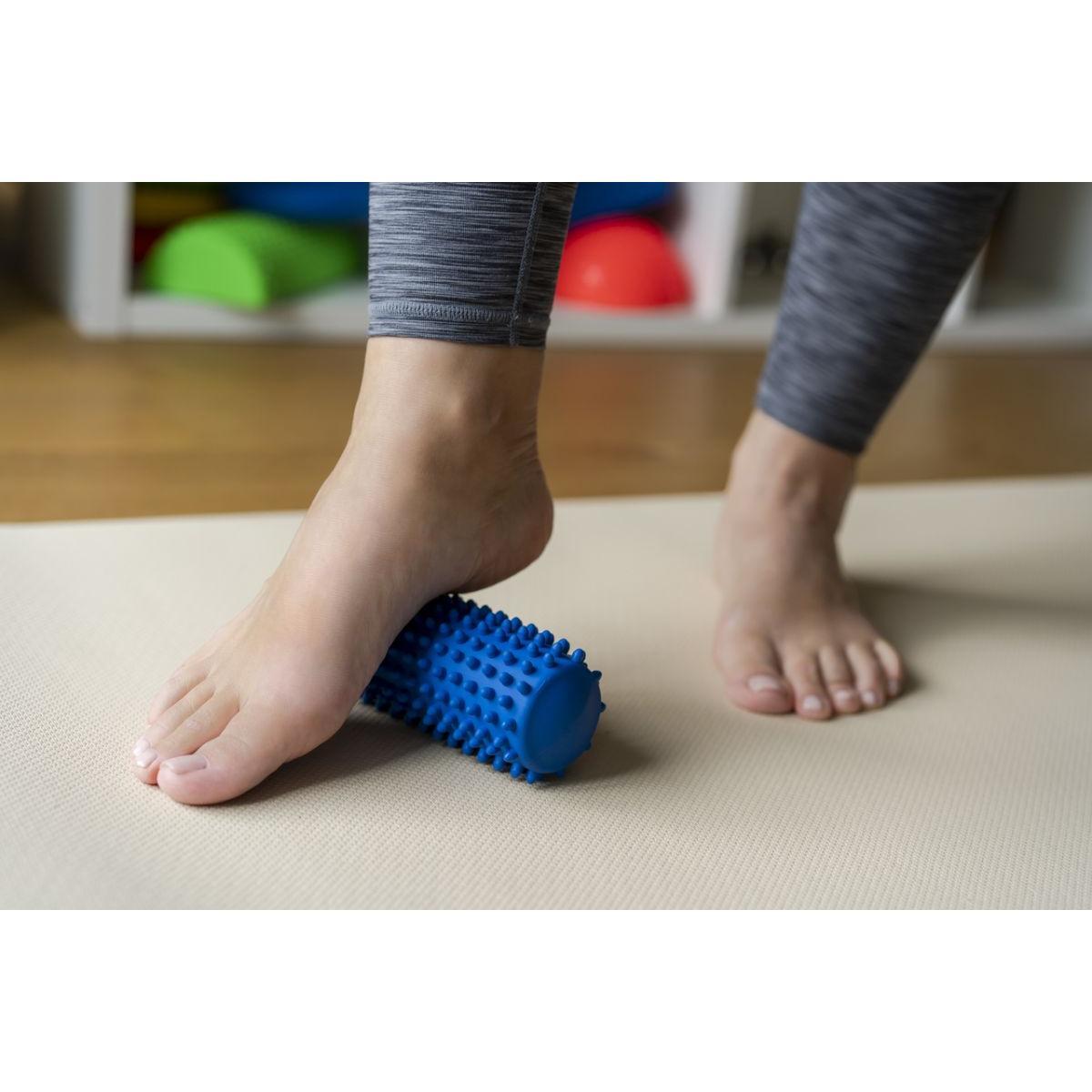 Unisex fitness sensorische massage roller noppenroller voeten Roll 15 Rood 5/7