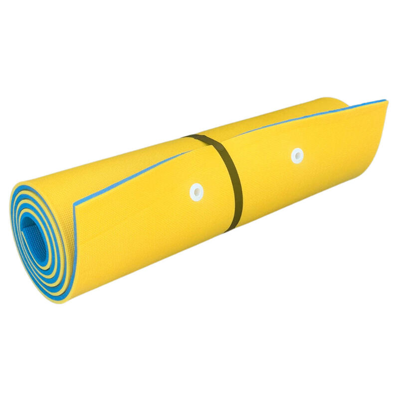 Tapiz de Natación Leisis Family Flot Basic Senior Amarillo Azul 200x72,5x2,5 cm