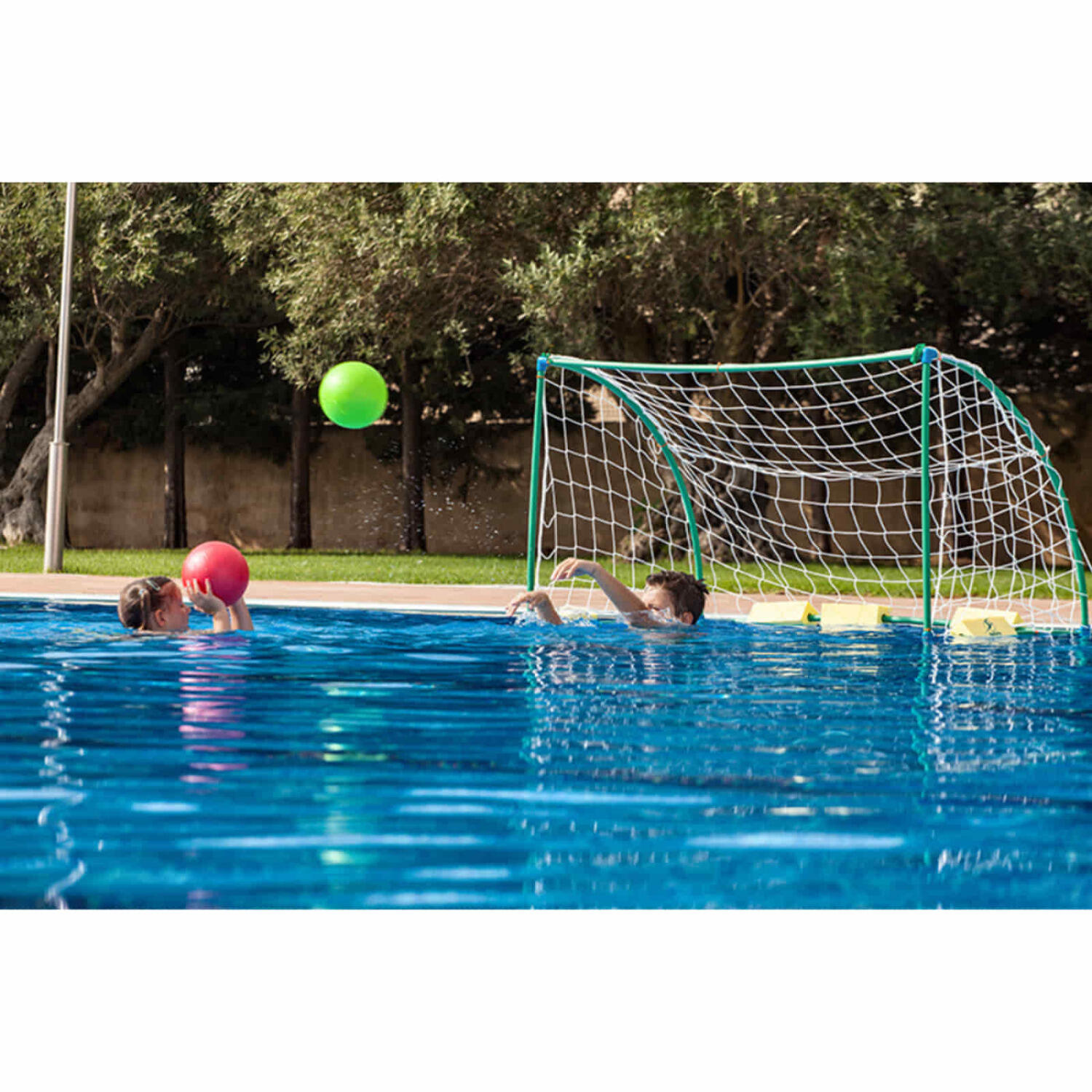 Juego de Portería de Natación Leisis Serie Verde Grande 2/3