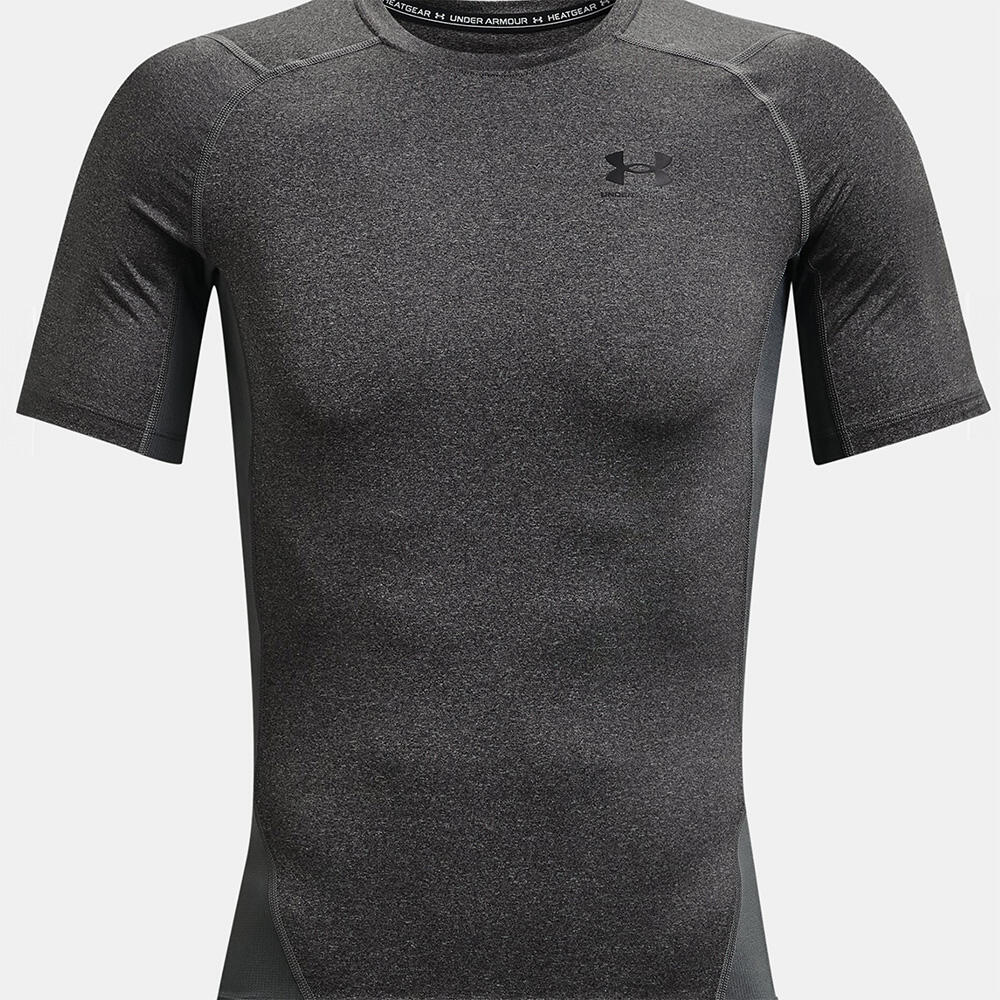 Under Armour - T-shirt Lycra À Manches Courtes Under Armour Heatgear® Homme Gris Carbone - T-shirt Manches Courtes - Gris - 48 Xl - Decathlon