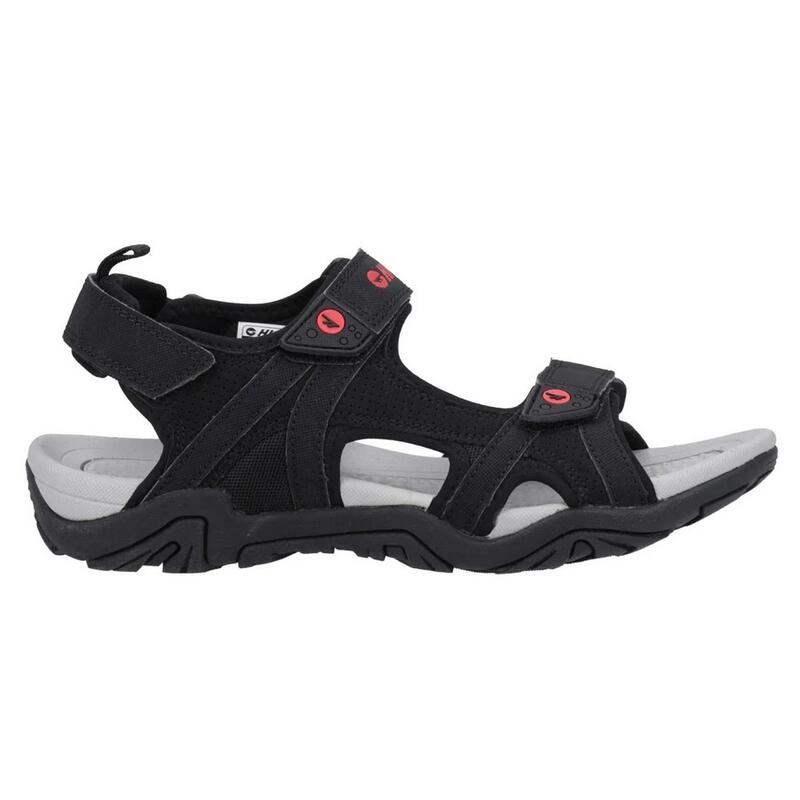 Sandalen "Crater" Herren Schwarz/Grau/Rot