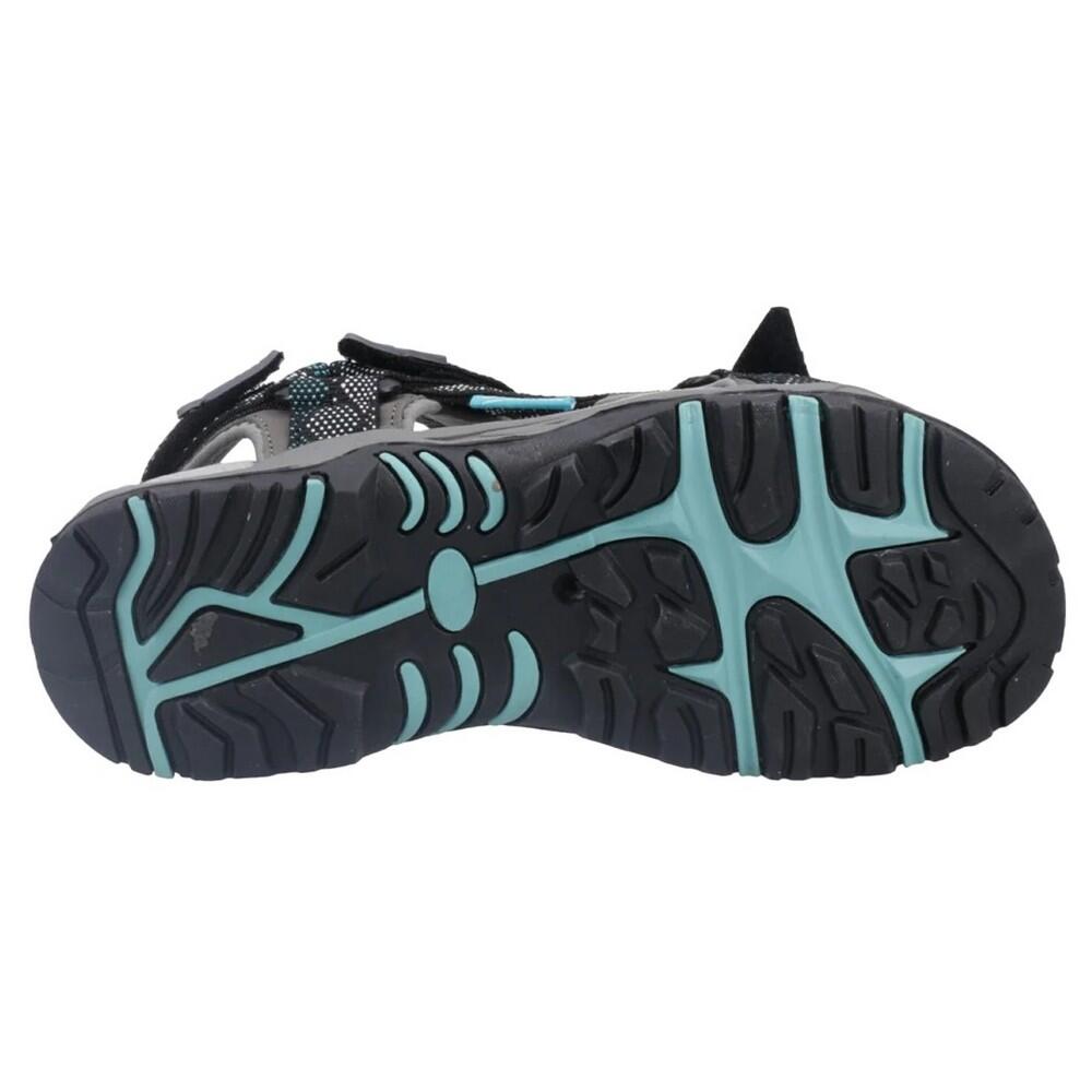 Sandali Donna Cotswold Foxcote Grigio Turchese 3/4