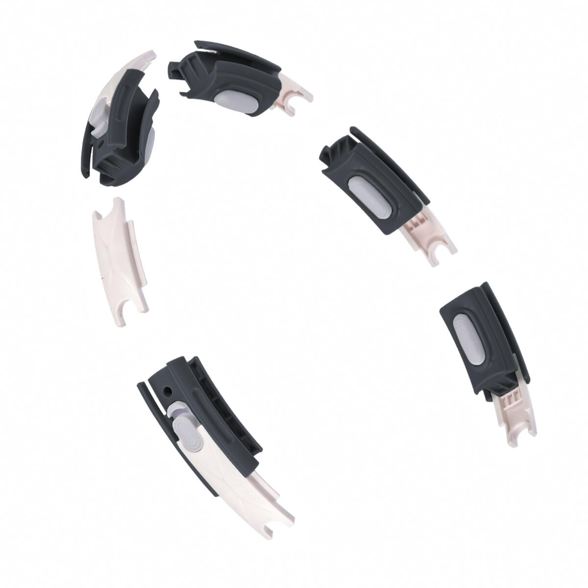 Sada masážní hula hoop HMS HHM15 a BR163 zeštíhlujícího pásu 7/7