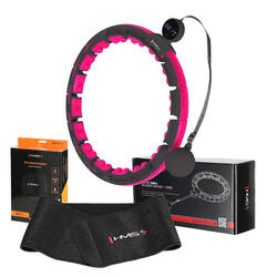 HHM16 hula hoop magnétique avec compteur + BR163 ceinture amincissante HMS