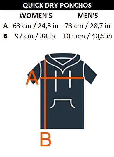 Damskie ponczo surferskie plażowe szybkoschnące ręcznik Zanzibar OS Gagaboo
