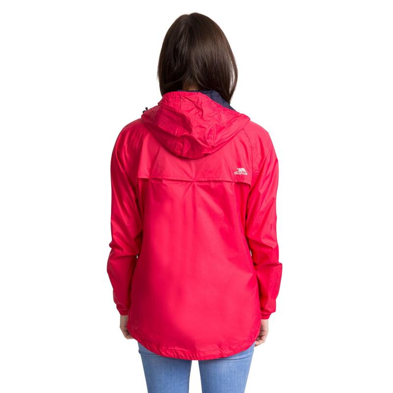 Veste imperméable QIKPAC Femme (Rose foncé)