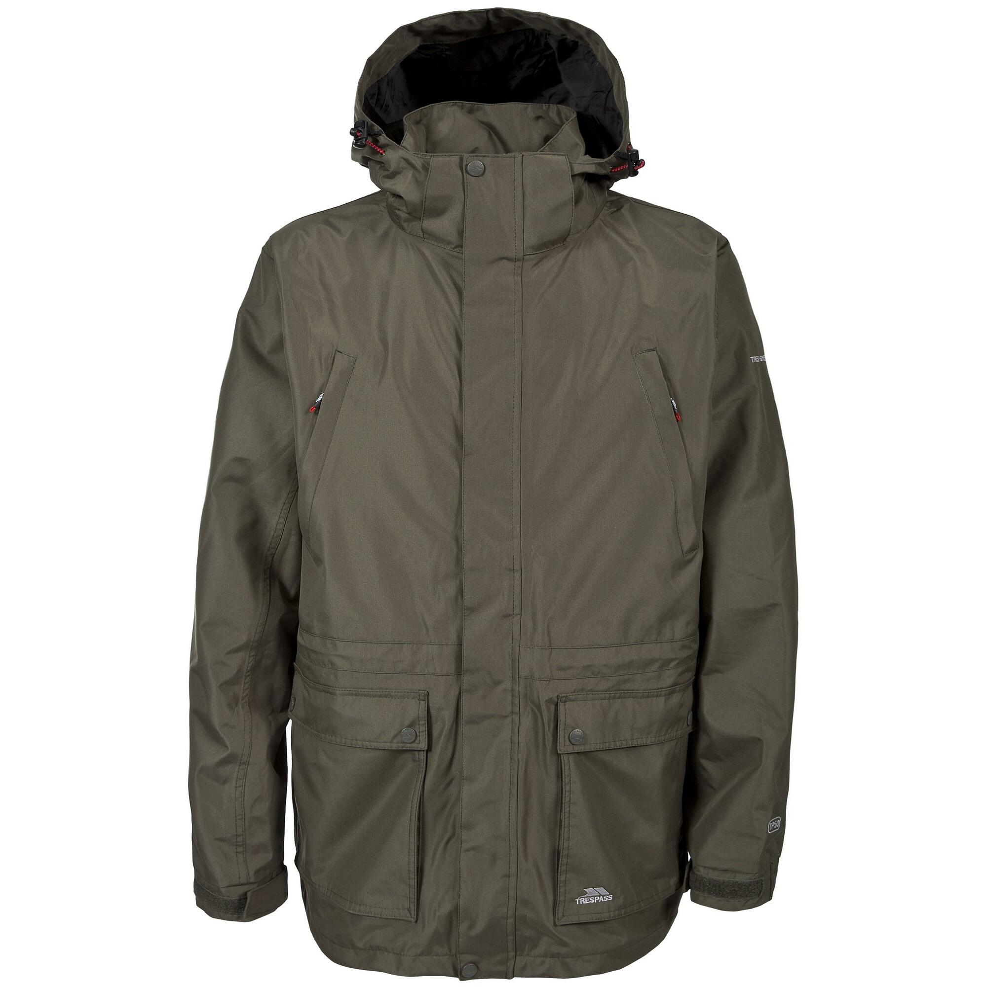 Reuben Men's waterproof jacket (Khaki)