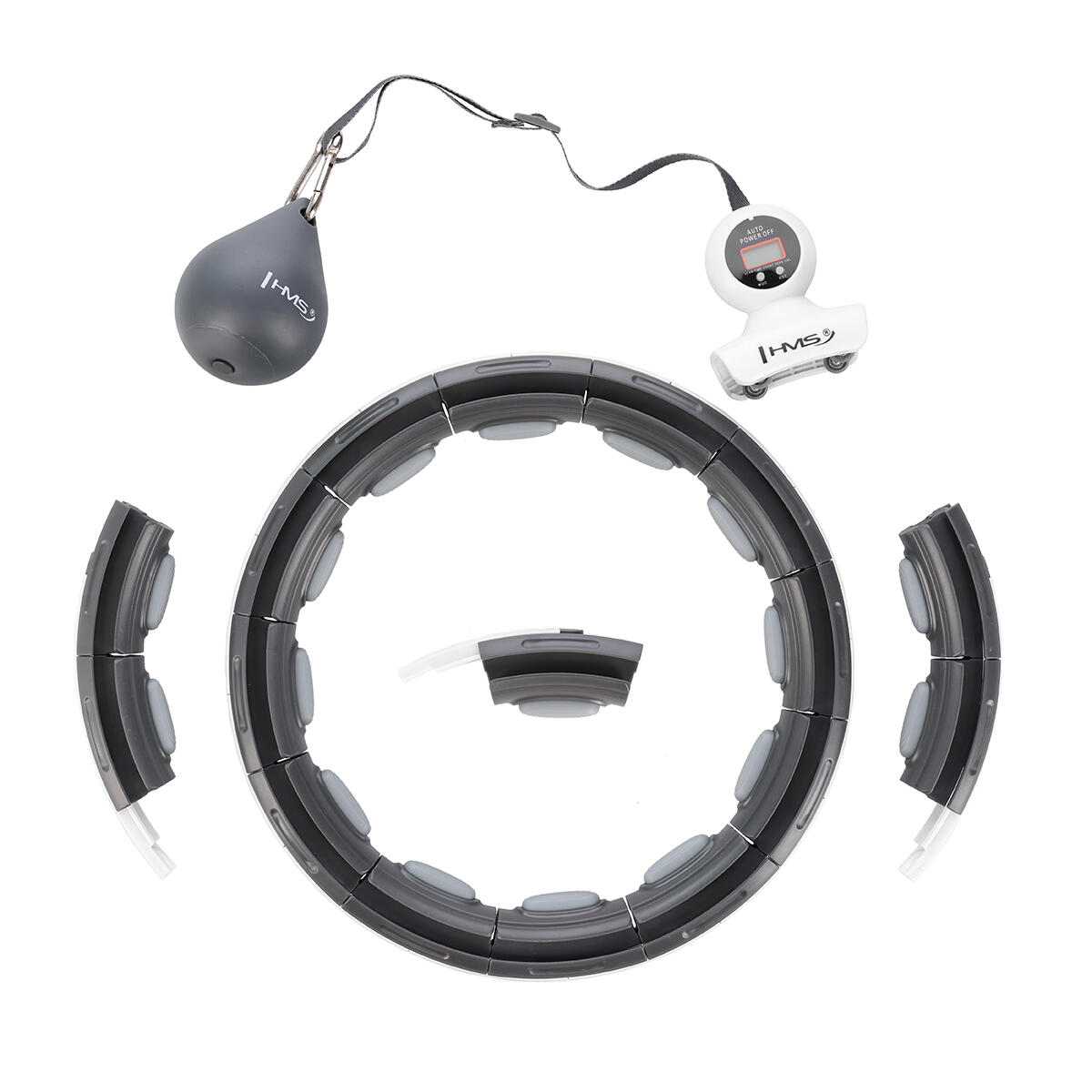Hula-hoop-reifen mit magneten und schwerkraftball + zähler HHM15 HMS 5/7