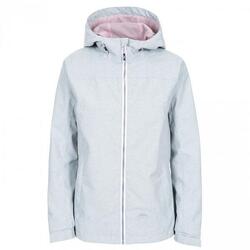 Chaqueta Impermeable Virtual para Mujer Gris Jaspeada