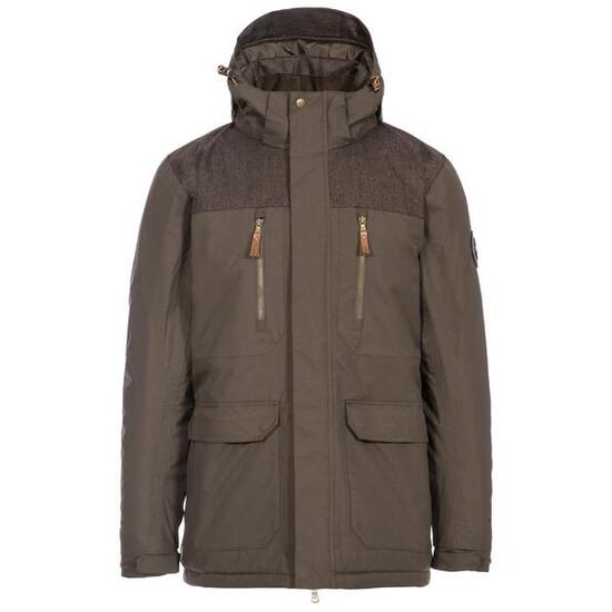 Outdoorjacke Rockwell mit Kapuze, wasserfest Herren Schlamm