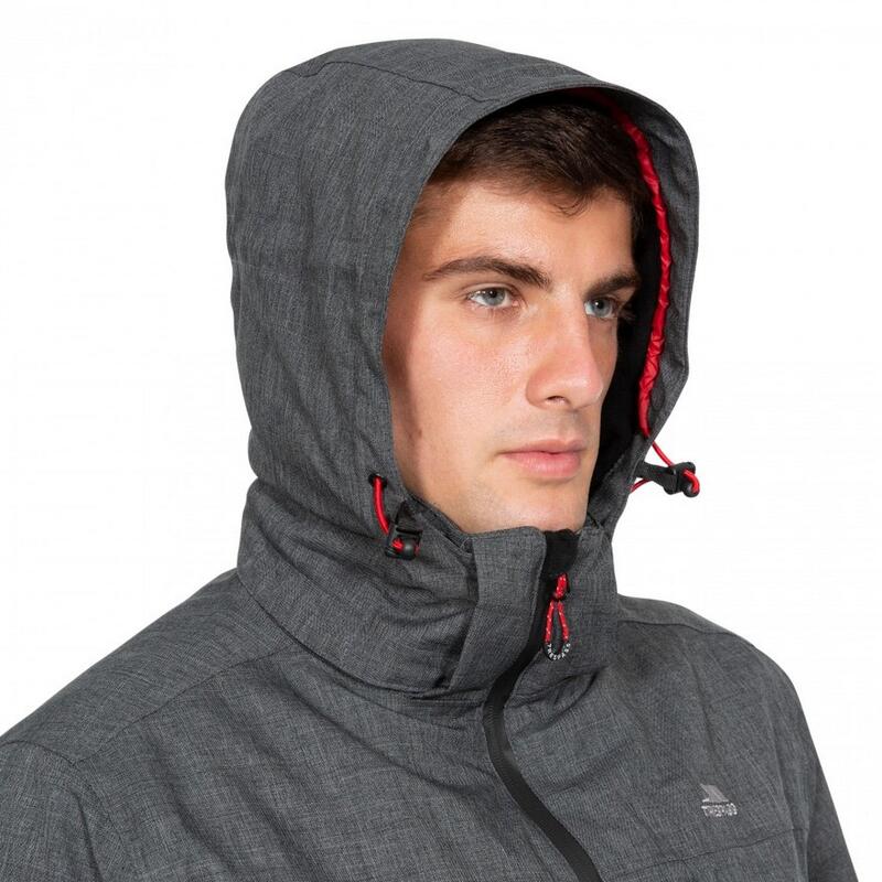 Chaqueta Impermeable Fyfinn para Hombre Gris Oscuro