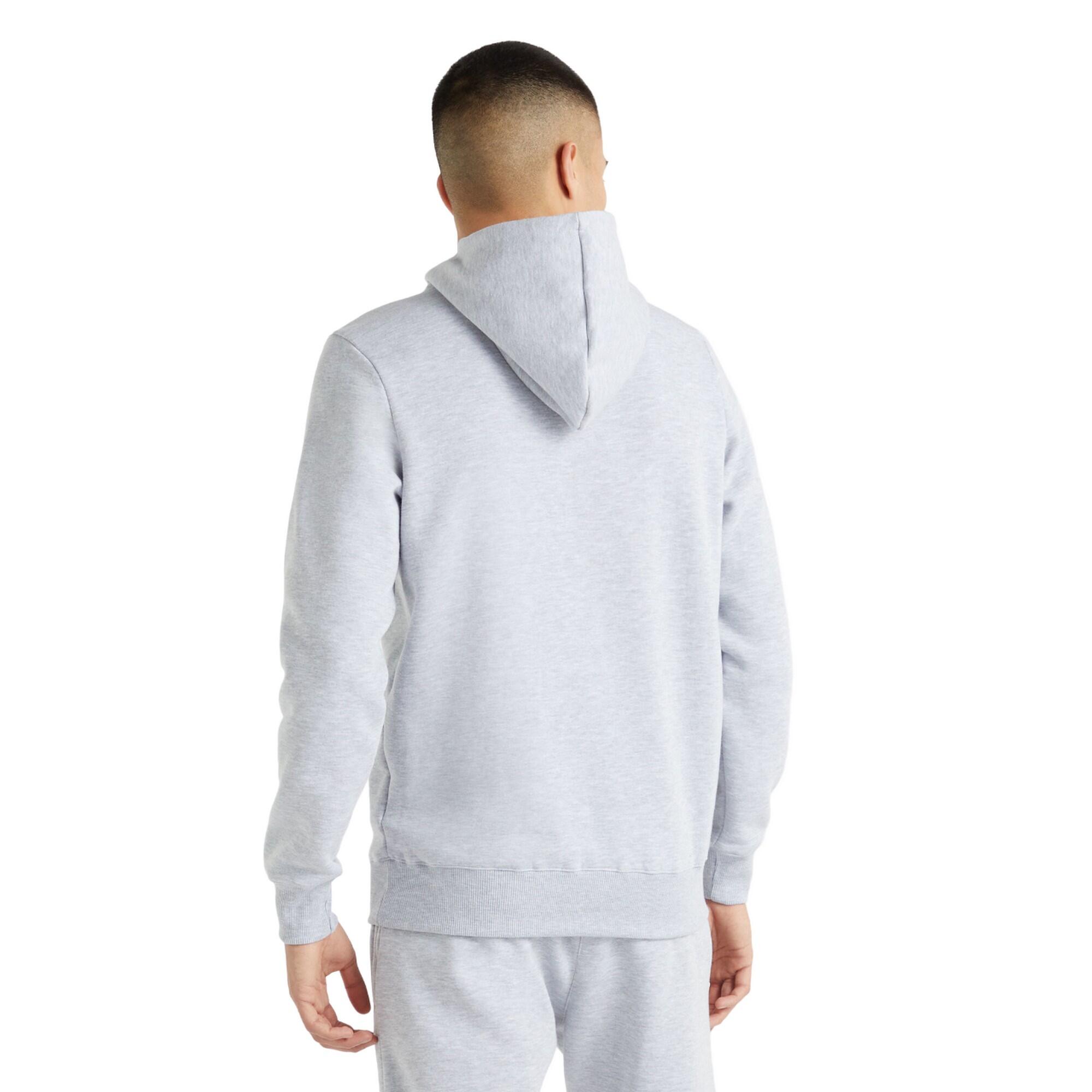 Felpa Con Cappuccio Logo Uomo Umbro Nero 2/4
