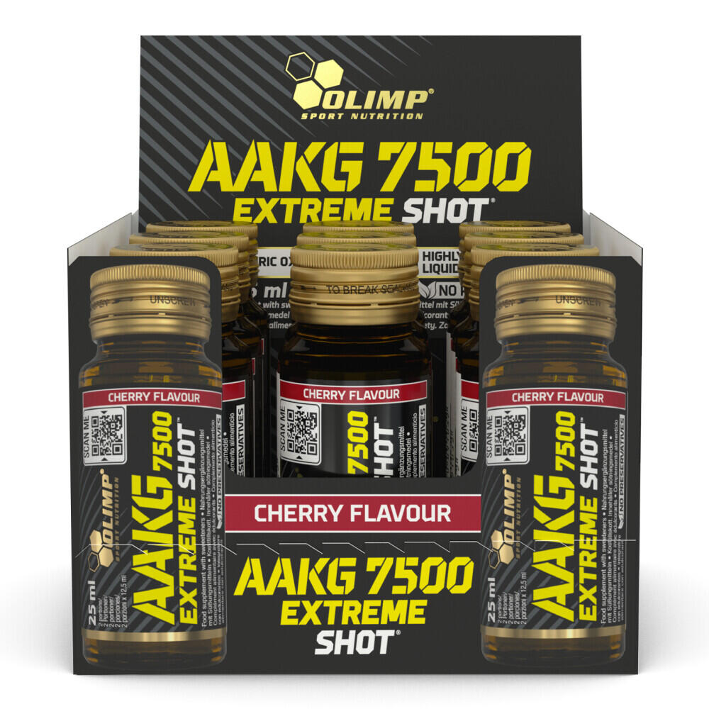 Olimp Sport - L-arginine - Aakg 7500 Extreme Shot - Cerise Pack De 9 - Arginine - Decathlon