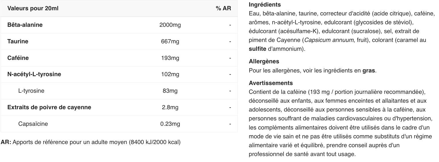 Pre-workout en shot - Redweiler Shot - Cola Enragé 2/3