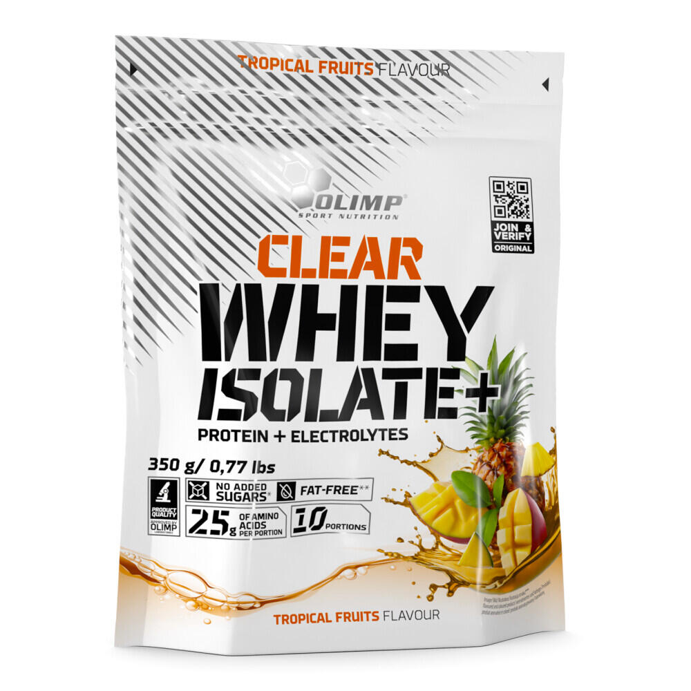 Olimp Sport - Clear Whey - Clear Whey Isolate + - Fruits Tropicaux 350g - Isolat De Whey - 350 G - Decathlon
