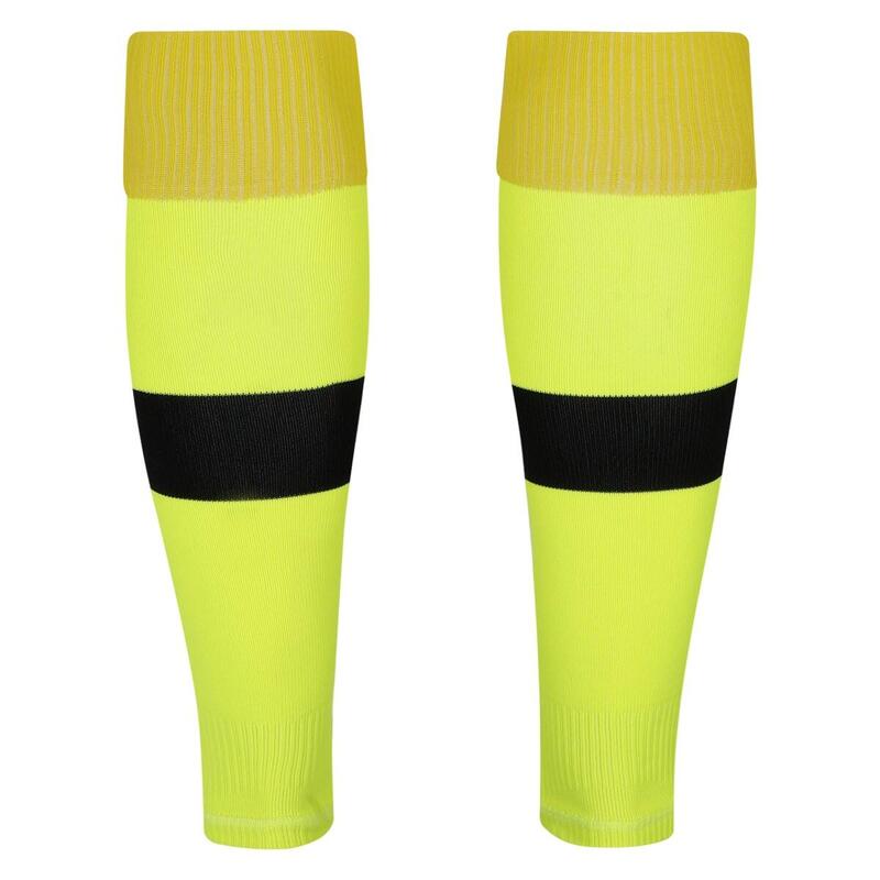 Chaussettes sans pied Homme (Jaune fluo / Noir)