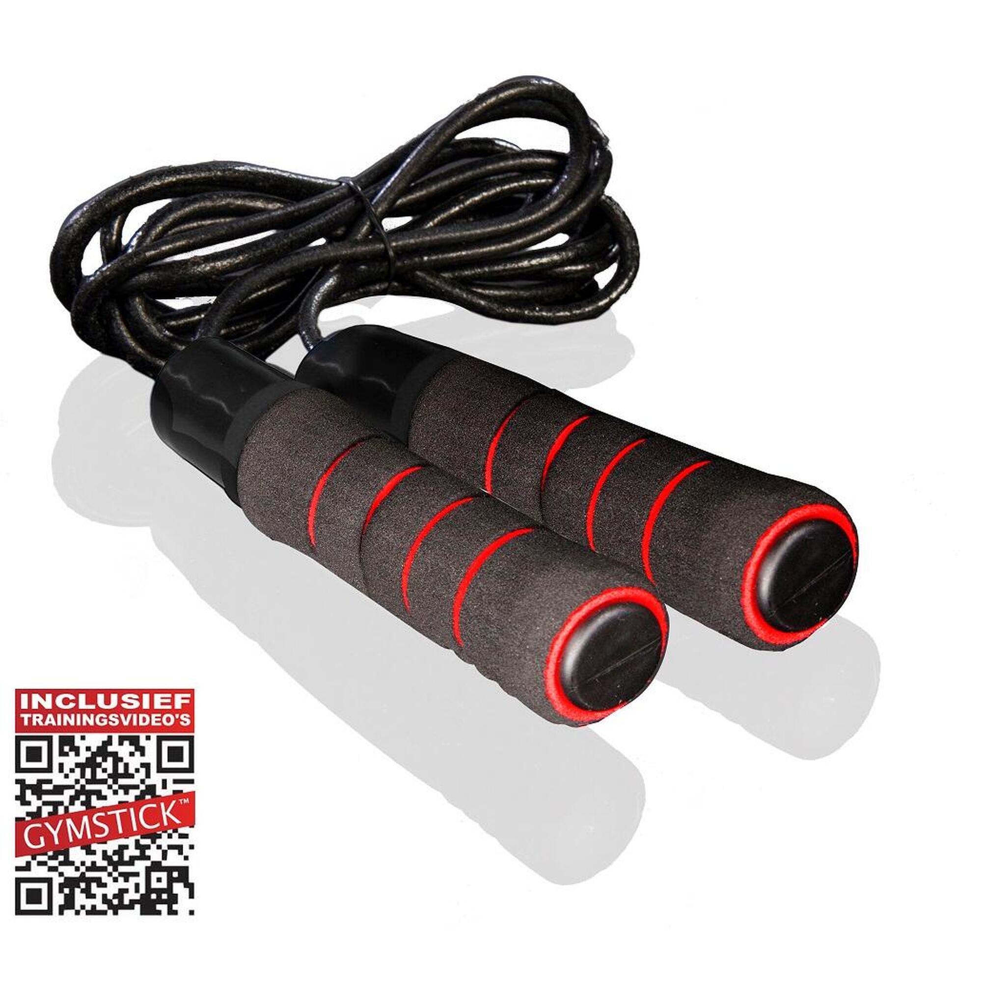 Gymstick - Apprendre À Sauter À La Corde - Corde À Sauter - Noir|rouge - Taille Unique - Decathlon