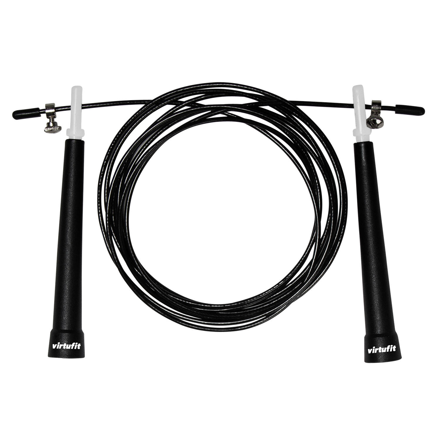 Speedrope pringtouw - Verstelbaar - Zwart 1/4