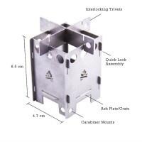 Bushcraft Essentials Outdoor Pocket Micro Stove EDCBox