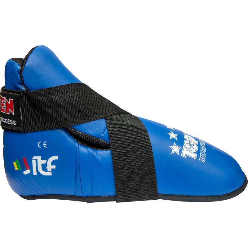 Botosei, protectii picior ITF & WAKO “Superfight 3000”, Top Ten, albastru X-S